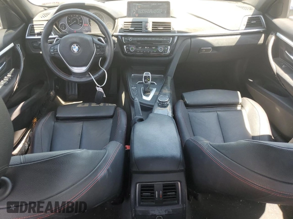 2016 BMW 3 Series 328i with VIN WBA8E9G53GNT84649, listed as a Copart auction lot 55483635 with 54,660 mi miles and Salvage title. Bid and sale history available at DreamBid. Image 8.
