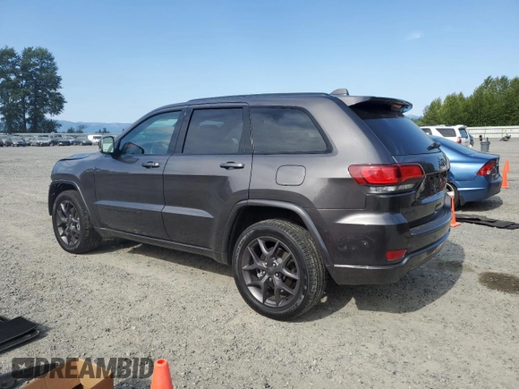 2021 Jeep Grand Cherokee Limited with VIN 1C4RJFBG3MC678473, listed as a Copart auction lot 61011925 with 20,585 mi miles and Salvage title. Bid and sale history available at DreamBid. Image 2.