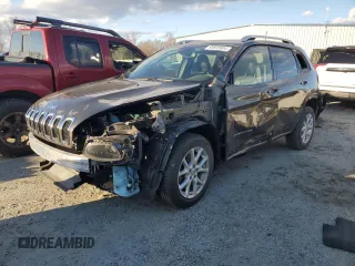 2018 Jeep Cherokee Latitude Plus with VIN 1C4PJLLB1JD510183, listed as a Copart auction lot 85849904 with 86,787 mi miles and Salvage Title. Bid and sale history available at DreamBid. Image 1.