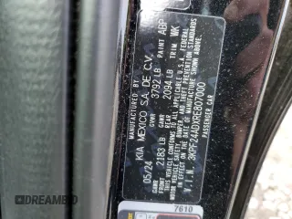 2024 Kia Forte LXS with VIN 3KPF24ADXRE807000, listed as a Copart auction lot 88540375 with 5,399 mi miles and Salvage Title. Bid and sale history available at carsss.com. Image 13.