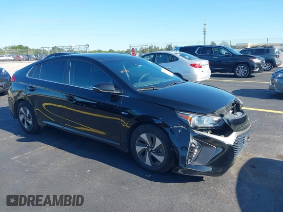 2019 Hyundai Ioniq SEL z VIN KMHC75LC3KU105621, wystawiony jako IAAI lot #42260425 z przebiegiem 58 668 mil mil oraz . Historia ofert i sprzedaży dostępna na DreamBid. Obrazek 1.