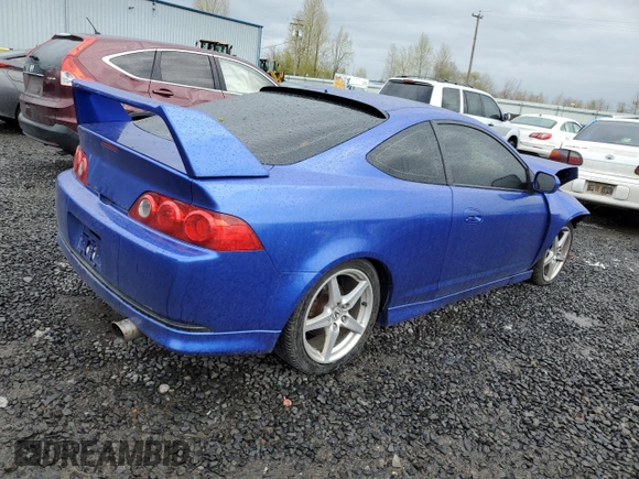 2005 Acura RSX Type S с VIN JH4DC53055S016075, выставлен на аукционе Copart как лот 52358975 с пробегом Не указан миль и Списание • Salvage title. История ставок и продаж доступна на DreamBid. Изображение 3.