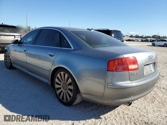 2006 Audi A8 4.2L z VIN WAUML44E36N004431, wystawiony jako Copart lot #81116244 z przebiegiem 164 191 mil mil oraz Nie do naprawy • Non repairable. Historia ofert i sprzedaży dostępna na DreamBid. Obrazek 2.