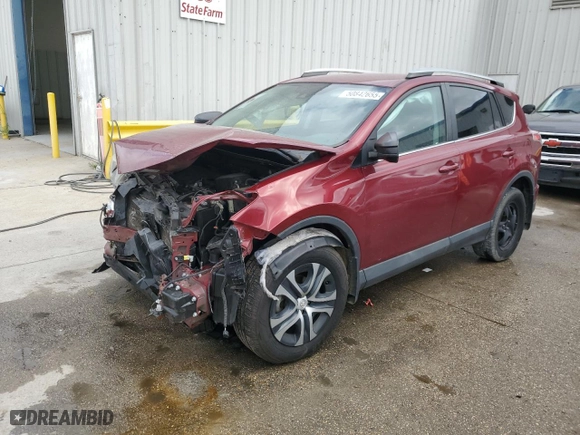 2018 Toyota RAV4 LE with VIN 2T3ZFREV0JW518900, listed as a Copart auction lot 50842655 with 0 mi miles and Salvage Title. Bid and sale history available at carsss.com. Image 1.