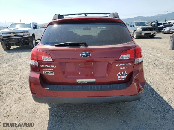 2011 Subaru Outback 3.6R Limited Pwr Moon with VIN 4S4BREKC7B2394800, listed as a Copart auction lot 63297374 with 148,295 mi miles and Salvage Title. Bid and sale history available at carsss.com. Image 6.