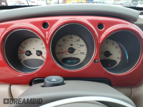 2001 Chrysler PT Cruiser with VIN 3C4FY4BB61T322834, listed as a Copart auction lot 71185164 with 182,733 mi miles and Salvage Title. Bid and sale history available at carsss.com. Image 9.