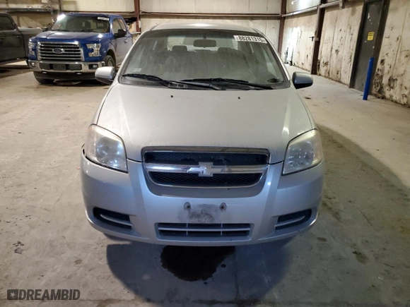 2008 Chevrolet Aveo LS with VIN KL1TD566X8B179441, listed as a Copart auction lot 88281315 with 122,403 mi miles and Salvage Title. Bid and sale history available at carsss.com. Image 5.