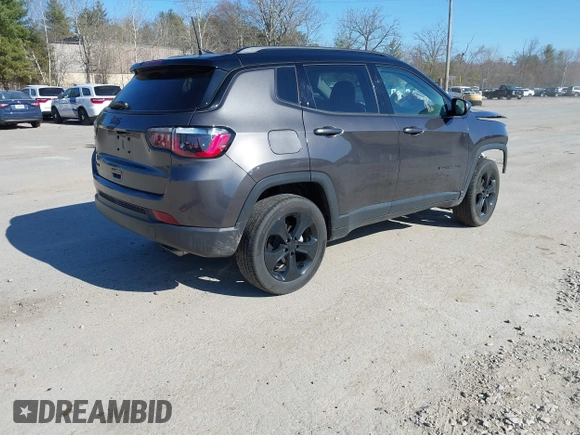 2021 Jeep Compass Latitude with VIN 3C4NJDBB1MT554391, listed as a IAAI auction lot 42039363 with 24,016 mi miles and . Bid and sale history available at DreamBid. Image 4.
