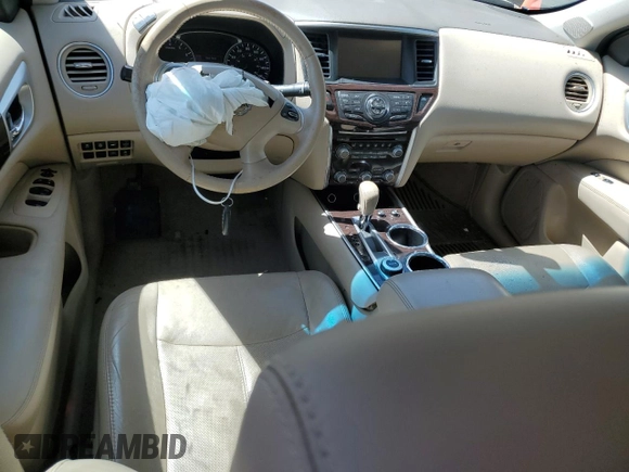 2014 Nissan Pathfinder Platinum with VIN 5N1AR2MM9EC662373, listed as a Copart auction lot 52448945 with 170,489 mi miles and Salvage Title. Bid and sale history available at carsss.com. Image 8.