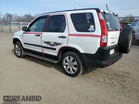 2005 Honda CR-V EX with VIN SHSRD78855U307292, listed as a Copart auction lot 47638585 with 252,940 mi miles and Salvage Title. Bid and sale history available at carsss.com. Image 2.