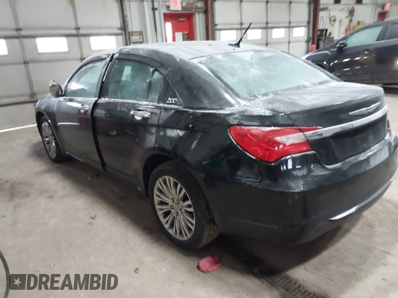 2012 Chrysler 200 Limited with VIN 1C3CCBCGXCN327154, listed as a IAAI auction lot 41330548 with 135,539 mi miles. Bid and sale history available at carsss.com. Image 3.
