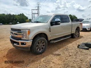 2017 Ford F-250 Lariat with VIN 1FT7W2BTXHEC94053, listed as a Copart auction lot 61049155 with 57,994 mi miles and Salvage title. Bid and sale history available at DreamBid. Image 1.