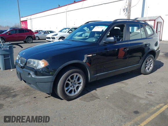 2004 BMW X3 2.5i with VIN WBXPA73444WB26471, listed as a IAAI auction lot 41702540 with 161,894 mi miles. Bid and sale history available at carsss.com. Image 17.