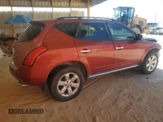 2006 Nissan Murano SL с VIN JN8AZ08T56W418217, выставлен на аукционе Copart как лот 57130025 с пробегом 189 685 миль миль и Списание • Salvage title. История ставок и продаж доступна на DreamBid. Изображение 3.