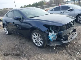 2015 Mazda 3 S Grand Touring with VIN JM1BM1W37F1255297, listed as a IAAI auction lot 41836467 with 145,361 mi miles and . Bid and sale history available at DreamBid. Image 1.
