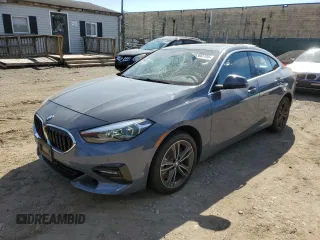 2021 BMW 2 Series 228i xDrive with VIN WBA73AK04M7H36753, listed as a Copart auction lot 46390795 with 14,987 mi miles and Salvage Title. Bid and sale history available at carsss.com. Image 1.