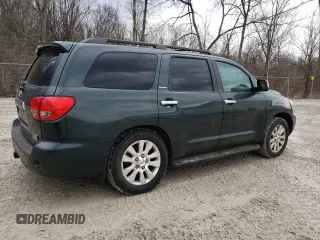 2008 Toyota Sequoia Platinum with VIN 5TDBY67A48S007870, listed as a Copart auction lot 47734315 with 91,218 mi miles and Clean Title. Bid and sale history available at carsss.com. Image 3.