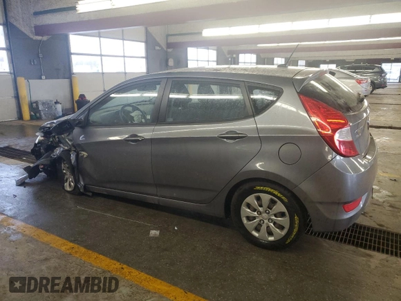 2016 Hyundai Accent SE with VIN KMHCT5AE7GU268828, listed as a Copart auction lot 49552495 with 93,565 mi miles and Salvage Title. Bid and sale history available at carsss.com. Image 2.