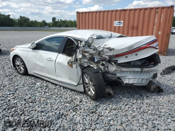 2013 Hyundai Azera with VIN KMHFG4JG6DA221364, listed as a Copart auction lot 52316895 with 141,559 mi miles and Salvage Title. Bid and sale history available at carsss.com. Image 2.