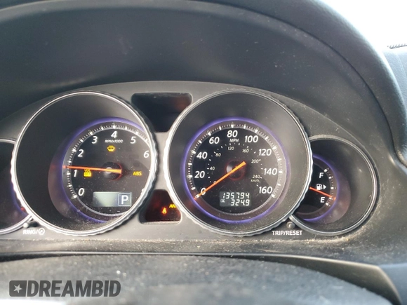 2008 Infiniti M with VIN JNKAY01F78M652407, listed as a Copart auction lot 46091325 with 135,794 mi miles and Clean Title. Bid and sale history available at DreamBid. Image 9.