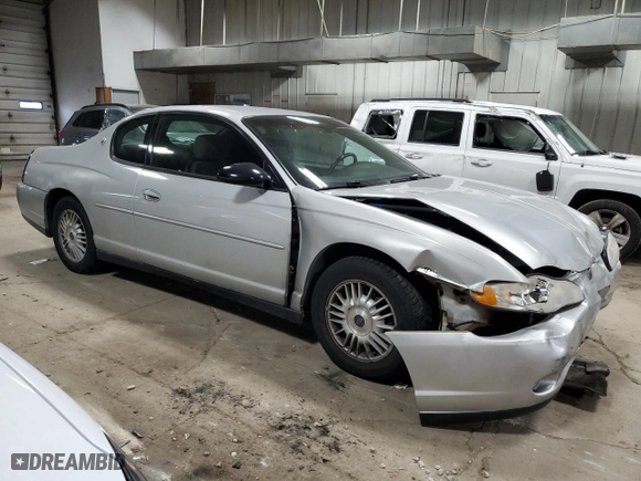 2002 Chevrolet Monte Carlo LS with VIN 2G1WW12EX29231271, listed as a Copart auction lot 82570934 with 145,028 mi miles and Non Repairable. Bid and sale history available at carsss.com. Image 4.