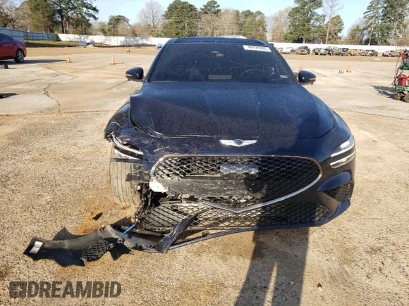 2023 Genesis G70 3.3T with VIN KMTG54TE1PU123941, listed as a Copart auction lot 48929985 with 17,220 mi miles and Salvage title. Bid and sale history available at DreamBid. Image 12.