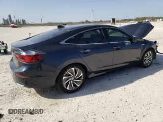 2021 Honda Insight Touring with VIN 19XZE4F91ME002536, listed as a Copart auction lot 49817205 with 48,178 mi miles and Salvage Title. Bid and sale history available at carsss.com. Image 3.