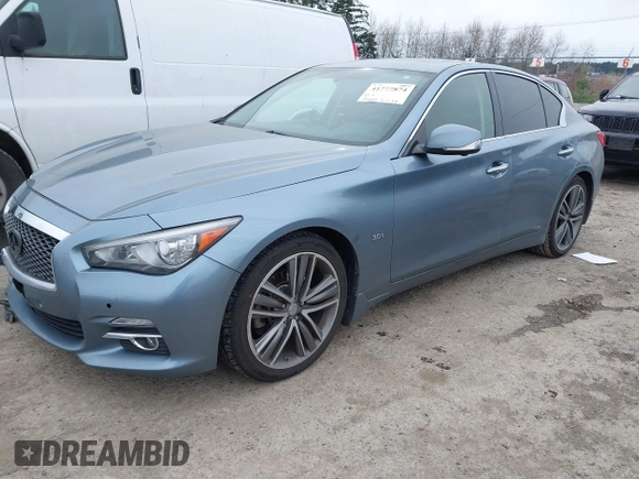 2017 Infiniti Q50 Premium z VIN JN1EV7AP1HM743432, wystawiony jako IAAI lot #41777874 z przebiegiem 94 354 mil mil oraz . Historia ofert i sprzedaży dostępna na DreamBid. Obrazek 17.