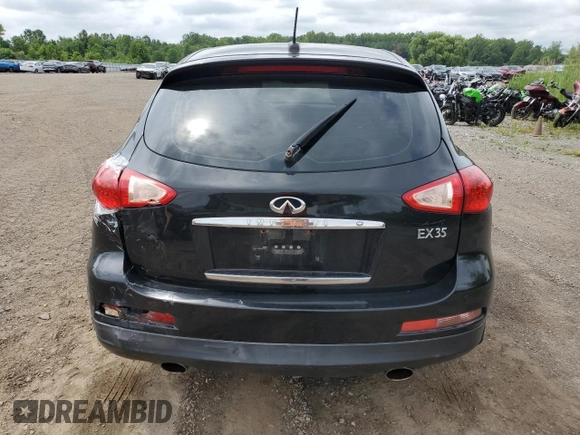 2010 Infiniti EX Journey with VIN JN1AJ0HR3AM755015, listed as a Copart auction lot 60928545 with 127,405 mi miles and Salvage title. Bid and sale history available at DreamBid. Image 6.