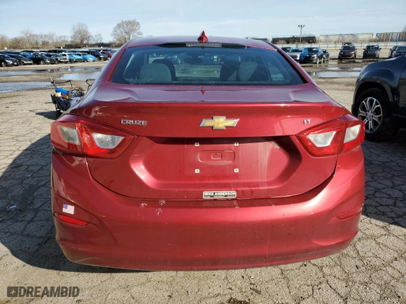 2018 Chevrolet Cruze LT with VIN 1G1BE5SM7J7220132, listed as a Copart auction lot 51684365 with 0 mi miles and Salvage Title. Bid and sale history available at carsss.com. Image 6.