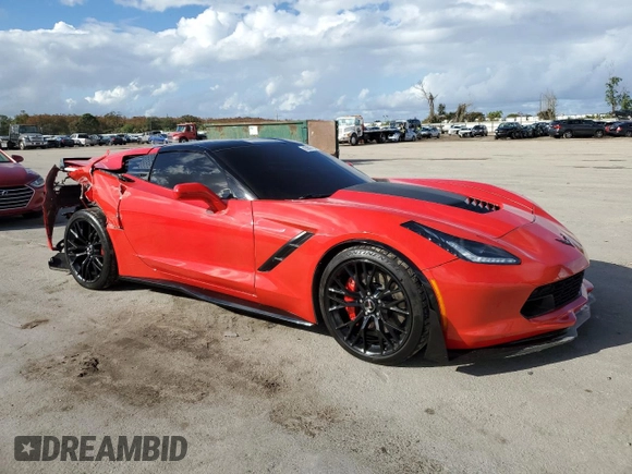 2015 Chevrolet Corvette Z51 2LT with VIN 1G1YK2D78F5123114, listed as a Copart auction lot 85503114 with 58,452 mi miles and Salvage title. Bid and sale history available at DreamBid. Image 4.