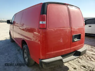 2018 Chevrolet Express Cargo Van with VIN 1GCWGAFPXJ1342146, listed as a Copart auction lot 74433064 with 107,698 mi miles and Salvage Title. Bid and sale history available at carsss.com. Image 2.