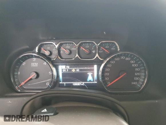 2019 GMC Yukon SLT with VIN 1GKS2BKC2KR338007, listed as a Copart auction lot 82336394 with 105,087 mi miles and Salvage Title. Bid and sale history available at carsss.com. Image 9.
