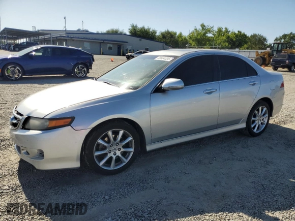 2007 Acura TSX Navi with VIN JH4CL96927C020580, listed as a Copart auction lot 58864535 with 167,172 mi miles and Salvage title. Bid and sale history available at DreamBid. Image 1.