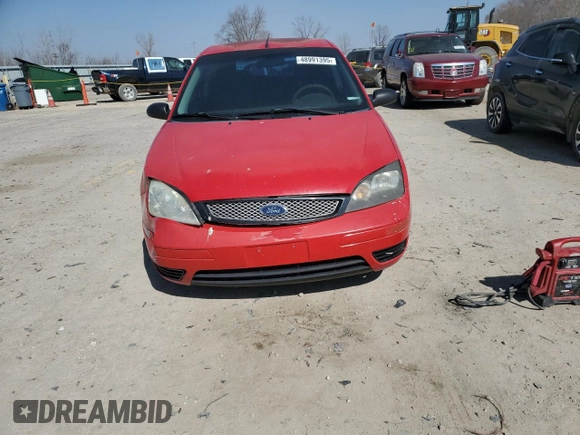 2007 Ford Focus S with VIN 1FAHP31N17W155180, listed as a Copart auction lot 48991395 with 210,400 mi miles and Salvage Title. Bid and sale history available at DreamBid. Image 5.