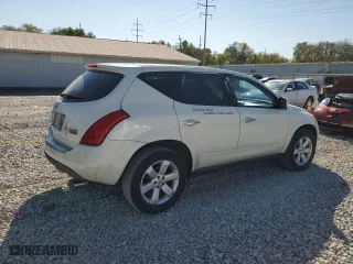 2006 Nissan Murano SE with VIN JN8AZ08W26W502893, listed as a Copart auction lot 75339314 with 178,492 mi miles and Clean Title. Bid and sale history available at carsss.com. Image 3.