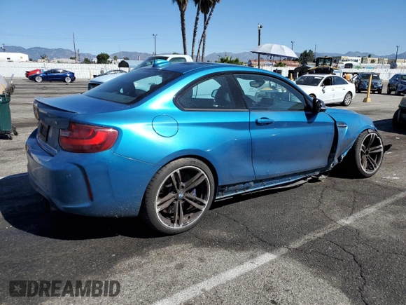 2017 BMW M2 with VIN WBS1H9C50HV786480, listed as a Copart auction lot 70715923 with 47,482 mi miles. Bid and sale history available at carsss.com. Image 3.