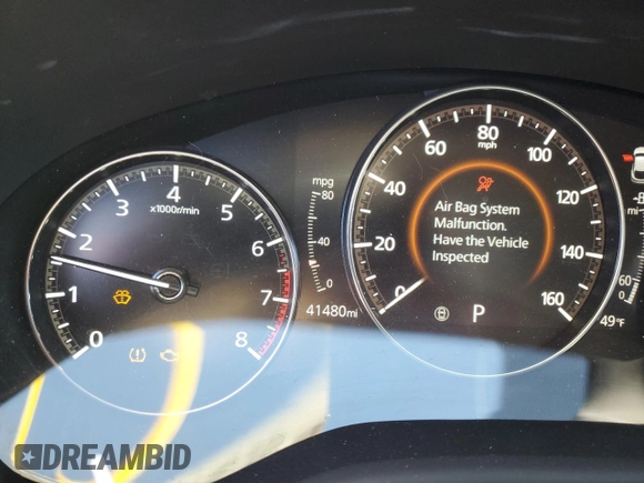 2021 Mazda CX-30 Premium with VIN 3MVDMBDL9MM264017, listed as a Copart auction lot 48625975 with 41,480 mi miles and Salvage Title. Bid and sale history available at DreamBid. Image 9.