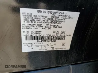 2015 Ford Taurus SEL with VIN 1FAHP2E89FG180089, listed as a Copart auction lot 58445555 with 151,240 mi miles and Salvage title. Bid and sale history available at DreamBid. Image 13.