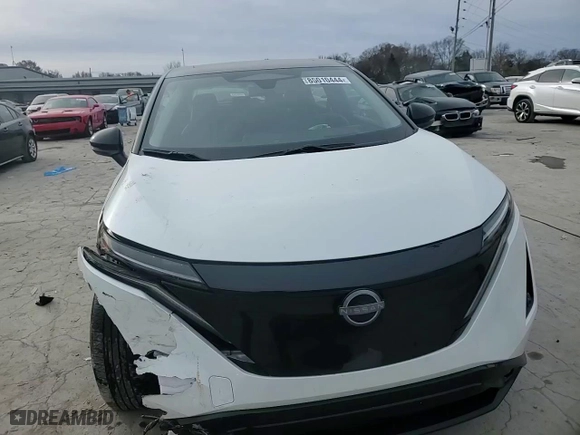 2023 Nissan ARIYA PLATINUM+ with VIN JN1DF0CD0PM702078, listed as a Copart auction lot 85010444 with 8,807 mi miles and Salvage Title. Bid and sale history available at carsss.com. Image 11.