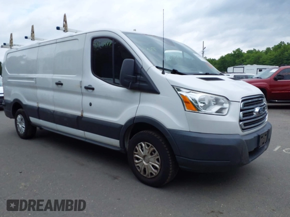 2016 Ford Transit Cargo z VIN 1FTYR2ZM6GKA03946, wystawiony jako IAAI lot #42590477 z przebiegiem 163 710 mil mil oraz . Historia ofert i sprzedaży dostępna na DreamBid. Obrazek 1.