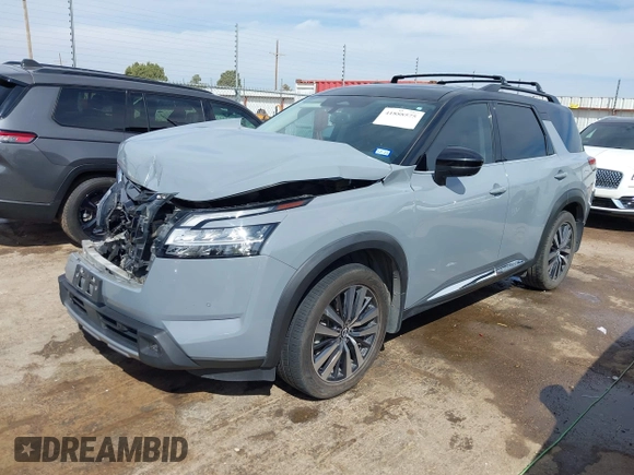2022 Nissan Pathfinder Platinum with VIN 5N1DR3DH7NC216826, listed as a IAAI auction lot 41888575 with 71,663 mi miles and . Bid and sale history available at DreamBid. Image 17.
