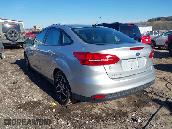 2017 Ford Focus SEL with VIN 1FADP3H24HL327179, listed as a IAAI auction lot 41607974 with 86,306 mi miles. Bid and sale history available at carsss.com. Image 3.