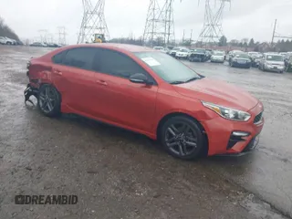 2020 Kia Forte GT-Line with VIN 3KPF34AD0LE224374, listed as a IAAI auction lot 41053534 with 51,441 mi miles. Bid and sale history available at carsss.com. Image 1.