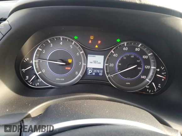 2012 Infiniti QX56 8-passenger with VIN JN8AZ2ND3C9715246, listed as a Copart auction lot 65322224 with 257,610 mi miles and Salvage Title. Bid and sale history available at carsss.com. Image 9.
