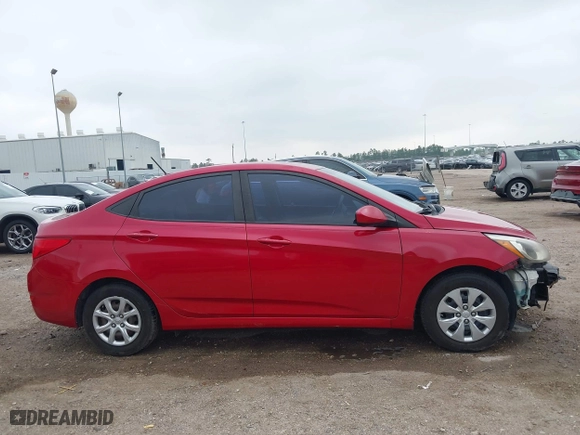 2016 Hyundai Accent SE with VIN KMHCT4AE6GU125539, listed as a IAAI auction lot 41906648 with 100,323 mi miles. Bid and sale history available at carsss.com. Image 13.