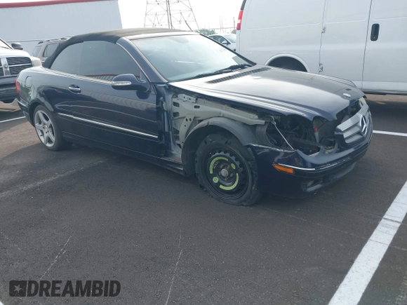 2005 Mercedes-Benz CLK 320 with VIN WDBTK65J35F122558, listed as a IAAI auction lot 42126010 with 182,199 mi miles and . Bid and sale history available at DreamBid. Image 1.
