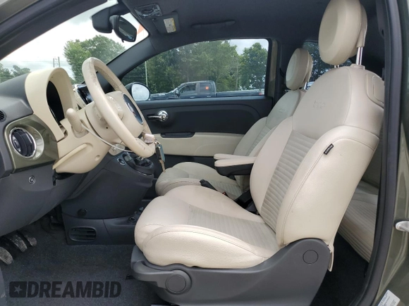 2016 FIAT 500 Sport with VIN 3C3CFFBRXGT155473, listed as a Copart auction lot 59304825 with 71,436 mi miles and Salvage title. Bid and sale history available at DreamBid. Image 7.
