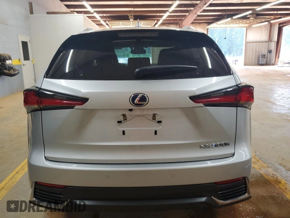 2019 Lexus NX 300h with VIN JTJBJRBZ9K2121314, listed as a Copart auction lot 57136075 with 56,744 mi miles and Salvage title. Bid and sale history available at DreamBid. Image 6.