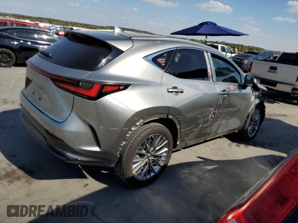 2022 Lexus NX with VIN JTJGGCEZ7N2005661, listed as a Copart auction lot 65813983 with 13,213 mi miles. Bid and sale history available at carsss.com. Image 3.